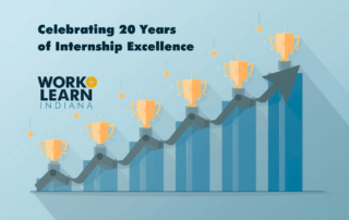 Celebrating Internship Success- Trophies Bar Graph