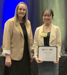 Yujin Seong at awards luncheon.